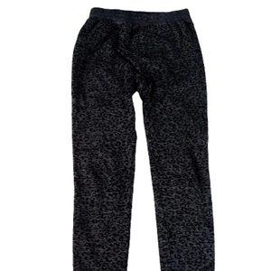 ---  Gray Animal Print Leggings  Teen Size Small Medium